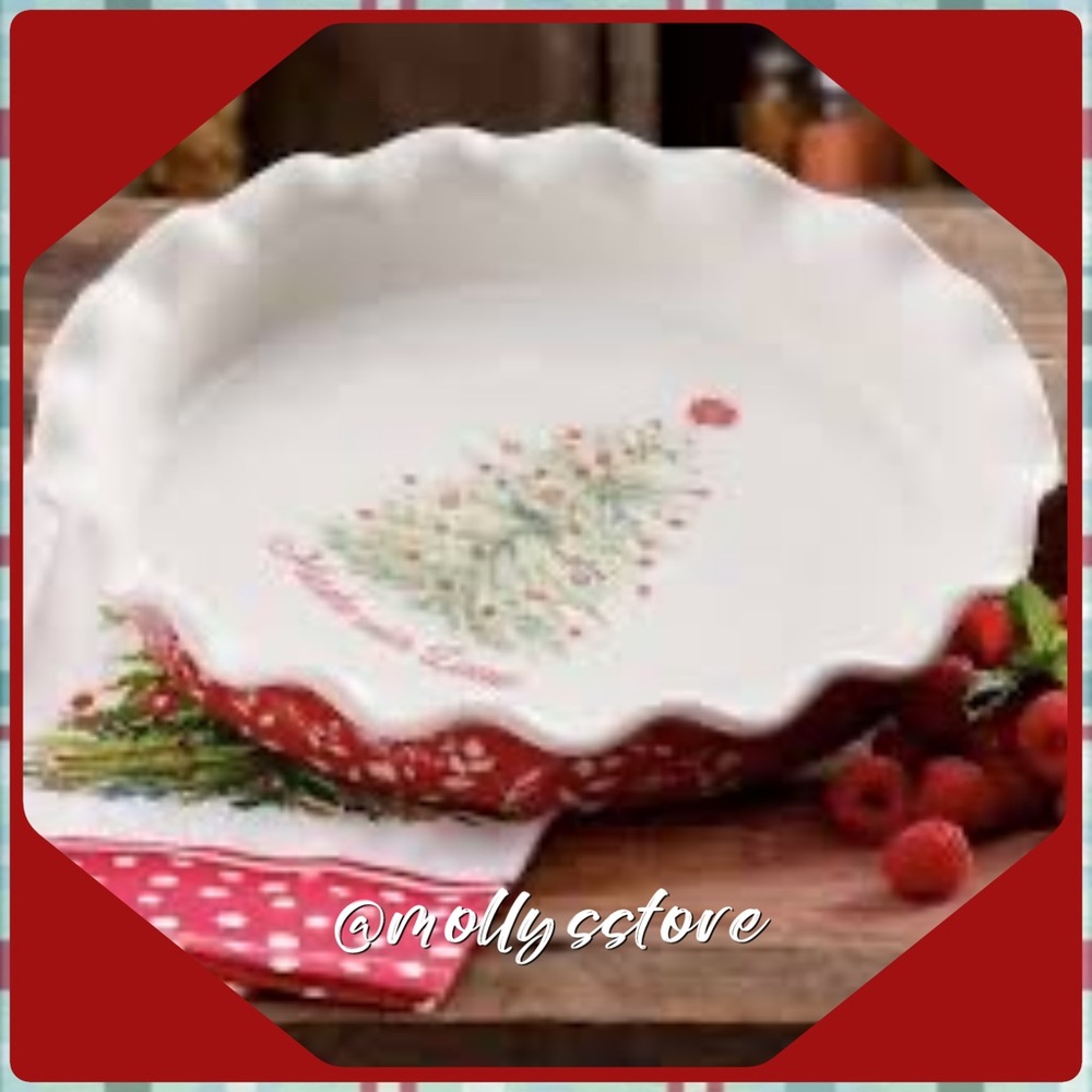 Flash Sale! Last One! ❄️ NWOT The Pioneer Woman Christmas Holiday Cheer Pie Pan